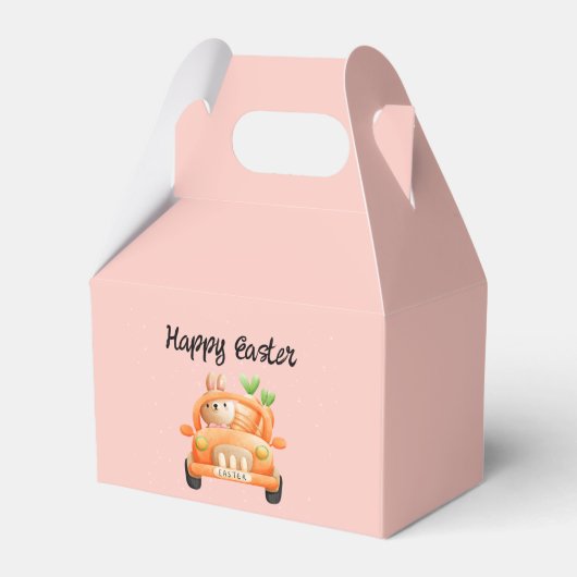 ハッピーイースタードライバーのバニーをピンクに フェイバーボックス (正面サイド)