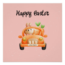 ハッピーイースタードライバーのバニーをピンクに