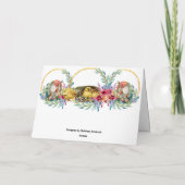 ハッピーイースタードーターフローラリース卵の水色 シーズンカード (裏面)