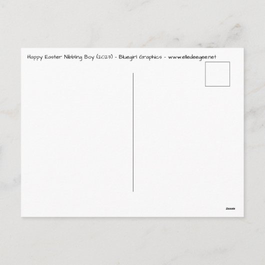 ハッピーイースターニブリング シーズンポストカード (裏面)