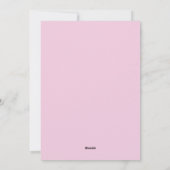 ハッピーイースターハッピーバニーウォーターカラーホリデーカード シーズンカード (裏面)