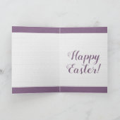 ハッピーイースターハミングバードグリーティングカード カード (内部)