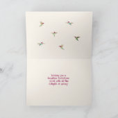 ハッピーイースターハミングバード シーズンカード (内部)