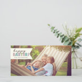 ハッピーイースターハロー春フォトカード シーズンカード (スタンド正面)