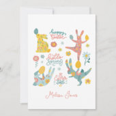 ハッピーイースターハロー春プレイフルバニー シーズンカード (正面)