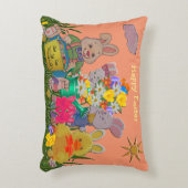 ハッピーイースターバディ アクセントクッション (正面(垂直))