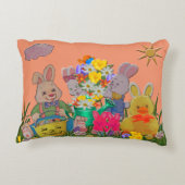 ハッピーイースターバディ アクセントクッション (裏面)
