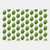 ハッピーイースターバニパーソナライズされたー ラッピングペーパーシート (正面2)