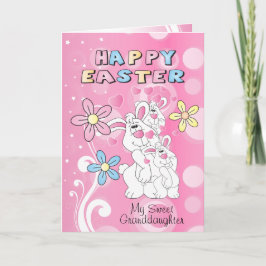 ハッピーイースターバニーおもしろい シーズンカード