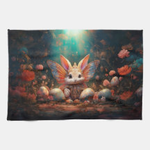 ハッピーイースターバニーとイースターエッグ