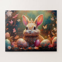 ハッピーイースターバニーとイースターエッグ