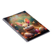 ハッピーイースターバニーとイースターエッグ ノートブック (右側)