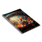 ハッピーイースターバニーとイースターエッグ ノートブック (右側)