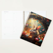 ハッピーイースターバニーとイースターエッグ プランナー手帳 (ディスプレー)