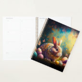 ハッピーイースターバニーとイースターエッグ プランナー手帳 (ディスプレー)