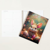 ハッピーイースターバニーとイースターエッグ プランナー手帳 (ディスプレー)