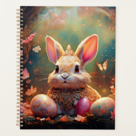 ハッピーイースターバニーとイースターエッグ プランナー手帳