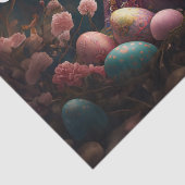 ハッピーイースターバニーとイースターエッグ 薄葉紙 (詳細)