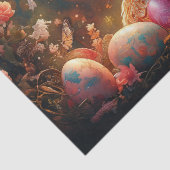 ハッピーイースターバニーとイースターエッグ 薄葉紙 (詳細)