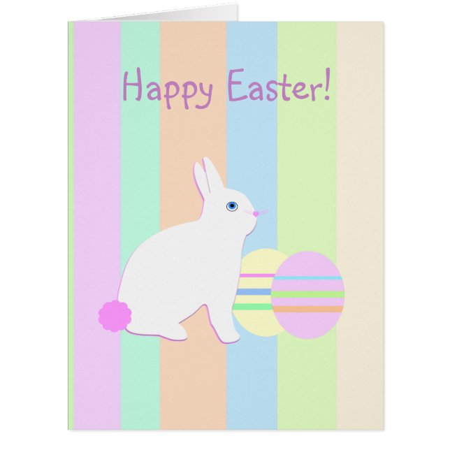 ハッピーイースターバニーとエッグストライプオン (正面)