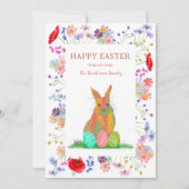 ハッピーイースターバニーとエッグスフローラ シーズンカード (正面)