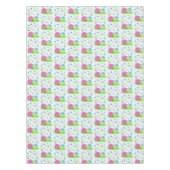 ハッピーイースターバニーとエッグ テーブルクロス (正面)