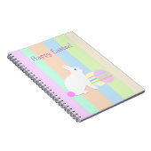 ハッピーイースターバニーとエッグ ノートブック (右側)