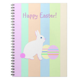 ハッピーイースターバニーとエッグ ノートブック