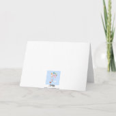 ハッピーイースターバニーとバルーン（写真立て） シーズンカード (裏面)