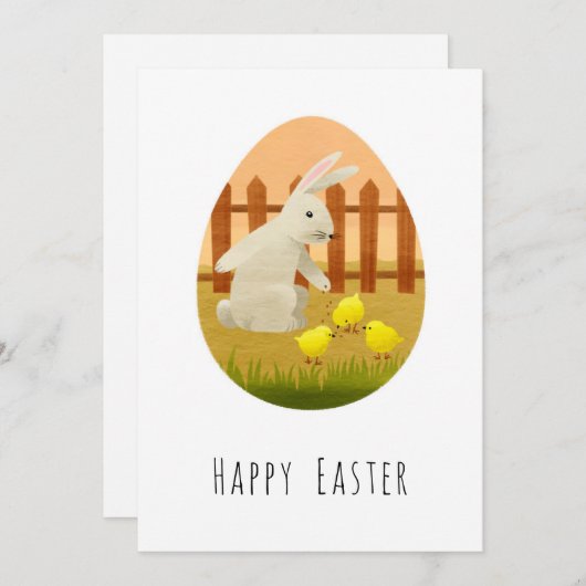 ハッピーイースターバニーエッグチックス シーズンカード (正面/裏面)