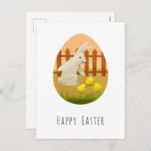ハッピーイースターバニーエッグチックス シーズンポストカード (正面/裏面)