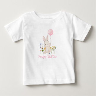 ハッピーイースターバニーガールズTシャツ ベビーTシャツ