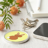 ハッピーイースターバニーキーチェーン キーホルダー (側面)