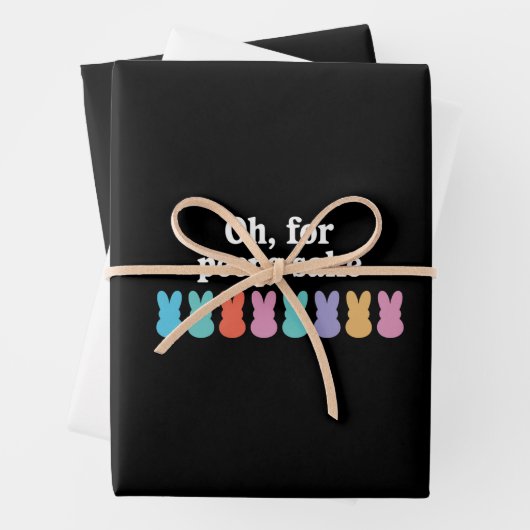 ハッピーイースターバニークリスチャン宗教カーニバル ラッピングペーパーシート (インサイチュ)