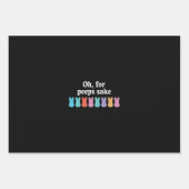 ハッピーイースターバニークリスチャン宗教カーニバル ラッピングペーパーシート (正面)