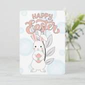 ハッピーイースターバニーグリーティングカード シーズンカード (スタンド正面)