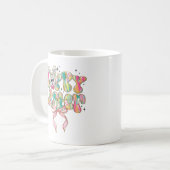 ハッピーイースターバニーコケットボウ コーヒーマグカップ (正面左)