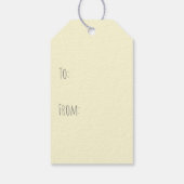 ハッピーイースターバニーゴールデンレトリバー ギフトタグ (裏面)