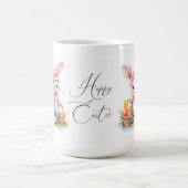 ハッピーイースターバニーセラミックマグ コーヒーマグカップ (中央)