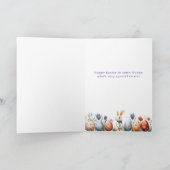 ハッピーイースターバニードーターダッフォジルラディバグ カード (内部)