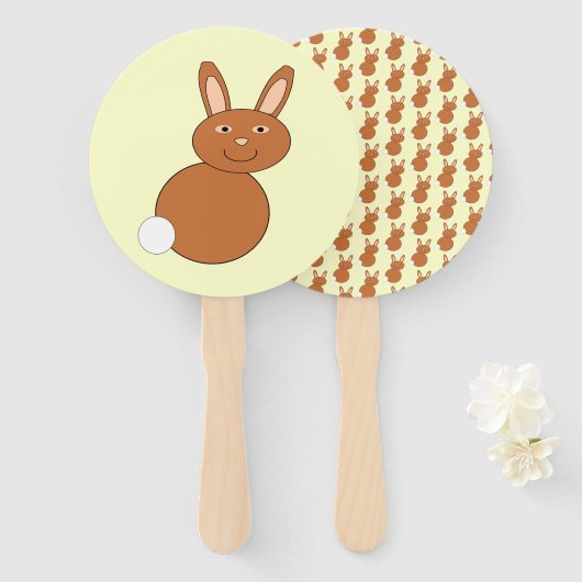 ハッピーイースターバニーハンドファン ハンドファン (正面&裏面)