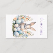 ハッピーイースターバニーバスケットサンダー_コーブ 名刺 (裏面)