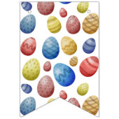 ハッピーイースターバニーバンティンフラッグ – 春バナー バンティングフラッグ (第2の旗)