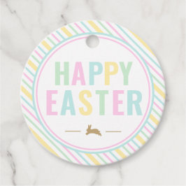 ハッピーイースターバニーパステル フェイバータグ