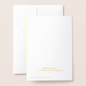 ハッピーイースターバニーフォイルカード 箔カード (裏面封筒付き)