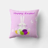 ハッピーイースターバニーホームデコールピロー クッション (裏面)
