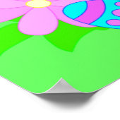 ハッピーイースターバニーポスター ポスター (角)