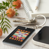 ハッピーイースターバニーラビットウェア キーホルダー (正面右)