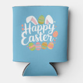 ハッピーイースターバニーラビットエッグホリデー 缶クーラー (正面)