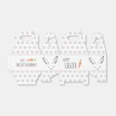 ハッピーイースターバニーラビットキャロット水玉模様フリットB フェイバーボックス (折り畳みなし)